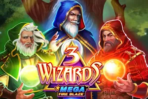 Playtech : Mega Fire Blaze: 3 Wizards - SUMMER138